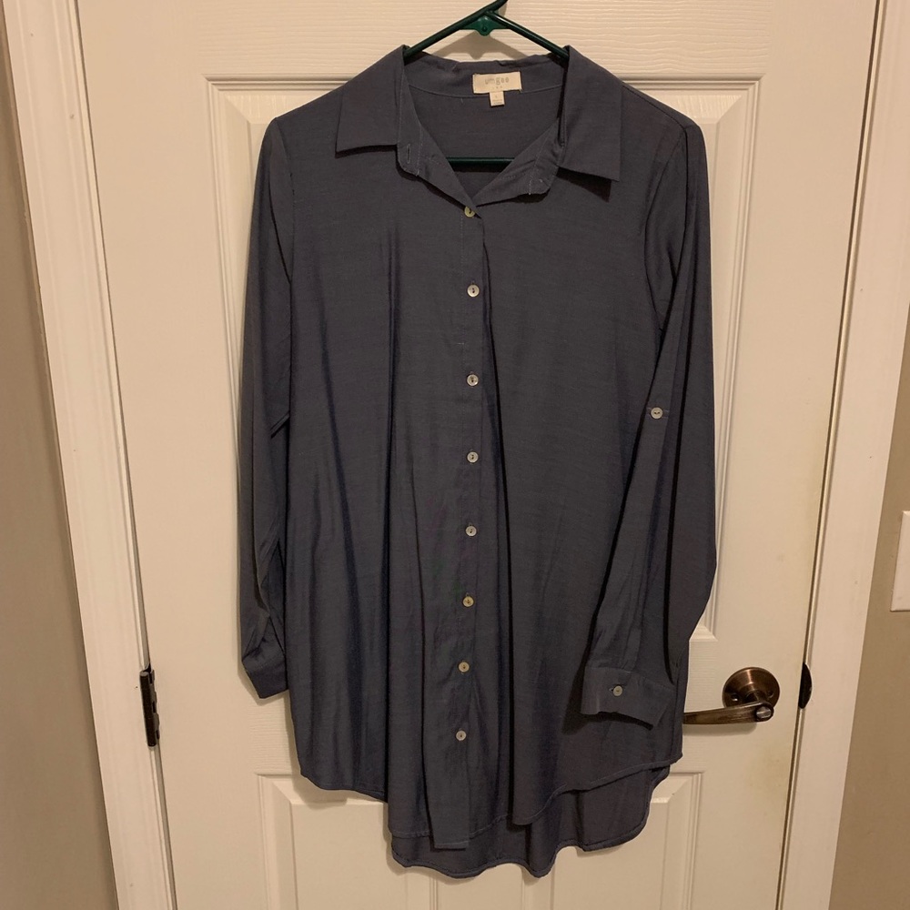 Umgee denim style tunic dress